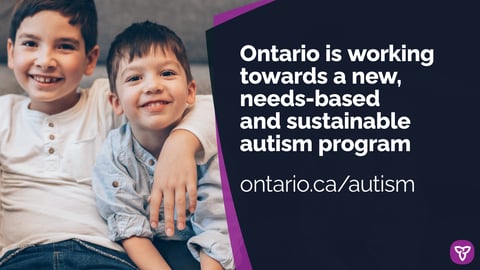Ontario to Implement Needs-Based Autism Program In-Line with Advisory Panel's Advice