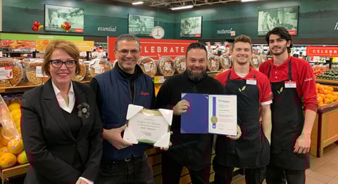 MPP McKenna Presents Longo’s Fairview with Foodland Ontario Retailer Award for Local Food Promotion